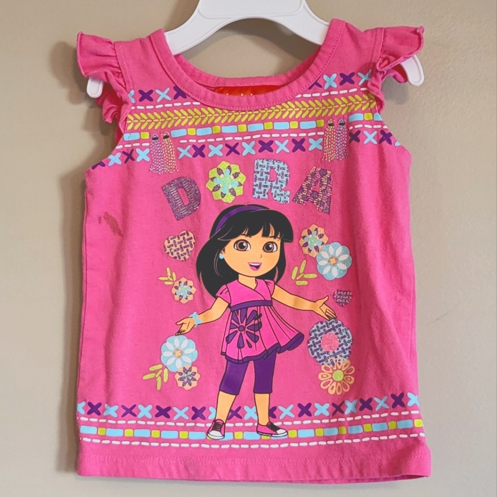 Dora the Explorer pink sleeveless top